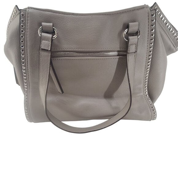 INC International Concepts Taupe Studded Shoulder Bag - Picture 2 of 9